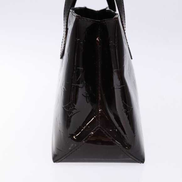 LOUIS VUITTON Monogram Vernis Wilshire PM Hand Bag Amarante M93641 Auth yk19019 - Picture 5 of 16